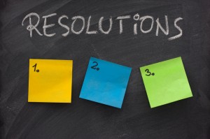 blank list of resolutions on blackboard